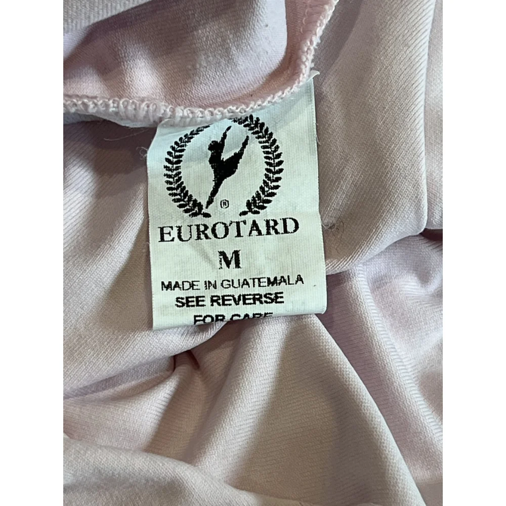 Balletcore Long Sleeve Leotard Gymnastics Dance‎ Leotard Light Pink Youth Medium